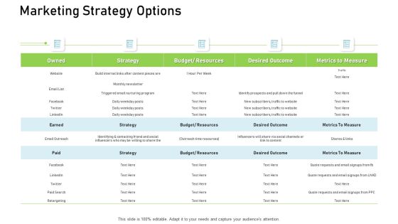 Proven Ways Of Quickly Growing A Small Business Marketing Strategy Options Ppt Portfolio Visuals PDF Proven Ways Of Quickly Growing A Small Business Marketing Strategy Options Ppt Portfolio Visuals PDF