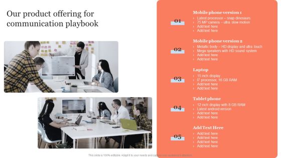 Public Relation Communication Strategic Our Product Offering For Communication Playbook Brochure PDF Public Relation Communication Strategic Our Product Offering For Communication Playbook Brochure PDF