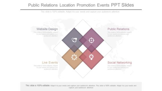 Public Relations Location Promotion Events Ppt Slides Public Relations Location Promotion Events Ppt Slides