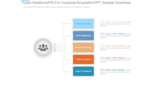 Public Relations Pr For Customer Acquisition Ppt Sample Download Public Relations Pr For Customer Acquisition Ppt Sample Download