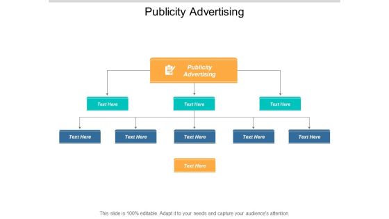 Publicity Advertising Ppt PowerPoint Presentation Visual Aids Infographic Template Cpb