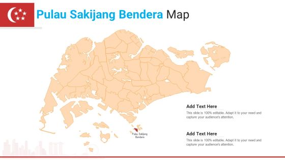 Pulau Sakijang Bendera Map PowerPoint Presentation PPT Template PDF
