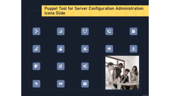 Puppet Tool For Server Configuration Administration Icons Slide Mockup PDF Puppet Tool For Server Configuration Administration Icons Slide Mockup PDF