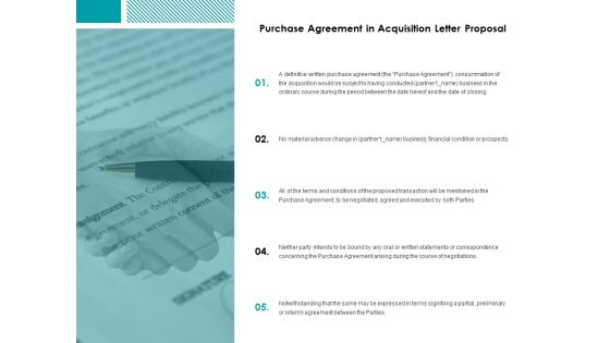 Purchase Agreement In Acquisition Letter Proposal Ppt Powerpoint Presentation Slides Visual Aids Purchase Agreement In Acquisition Letter Proposal Ppt Powerpoint Presentation Slides Visual Aids