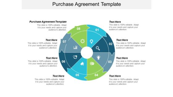 Purchase Agreement Template Ppt PowerPoint Presentation Model Graphics Download Cpb
