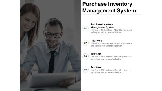 Purchase Inventory Management System Ppt PowerPoint Presentation Show Skills Cpb