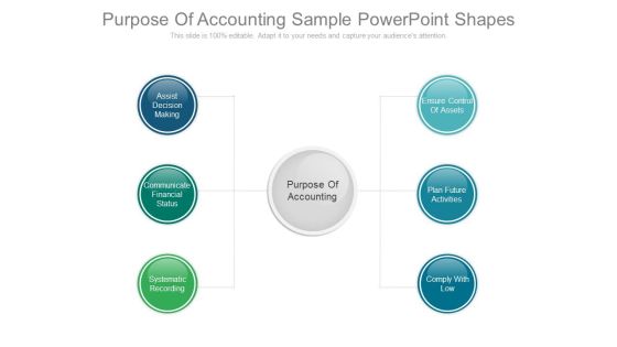 Purpose Of Accounting Sample Powerpoint Shapes Purpose Of Accounting Sample Powerpoint Shapes