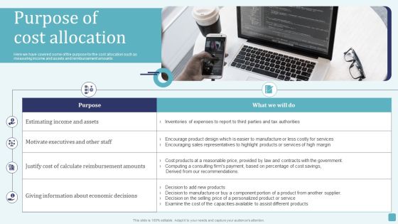 Purpose Of Cost Allocation Stages Of Cost Allocation Procedure Information PDF