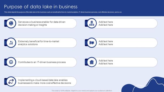 Purpose Of Data Lake In Business Portrait PDF Purpose Of Data Lake In Business Portrait PDF