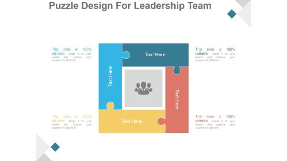 Puzzle Design For Leadership Team Ppt PowerPoint Presentation Inspiration Puzzle Design For Leadership Team Ppt PowerPoint Presentation Inspiration