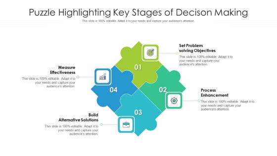 Puzzle Highlighting Key Stages Of Decison Making Ppt PowerPoint Presentation Layouts Diagrams PDF Puzzle Highlighting Key Stages Of Decison Making Ppt PowerPoint Presentation Layouts Diagrams PDF