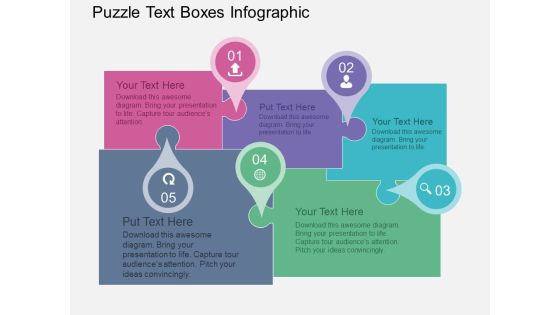 Puzzle Text Boxes Infographic Powerpoint Templates Puzzle Text Boxes Infographic Powerpoint Templates