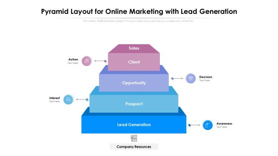 Pyramid Layout For Online Marketing With Lead Generation Ppt PowerPoint Presentation Gallery Outfit PDF Pyramid Layout For Online Marketing With Lead Generation Ppt PowerPoint Presentation Gallery Outfit PDF