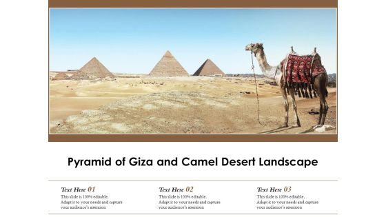 Pyramid Of Giza And Camel Desert Landscape Ppt PowerPoint Presentation Gallery Smartart PDF Pyramid Of Giza And Camel Desert Landscape Ppt PowerPoint Presentation Gallery Smartart PDF