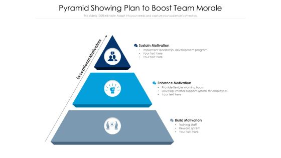 Pyramid Showing Plan To Boost Team Morale Ppt PowerPoint Presentation File Tips PDF Pyramid Showing Plan To Boost Team Morale Ppt PowerPoint Presentation File Tips PDF