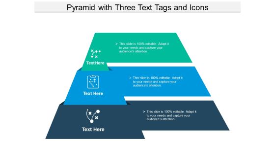 Pyramid With Three Text Tags And Icons Ppt PowerPoint Presentation Pictures Objects PDF Pyramid With Three Text Tags And Icons Ppt PowerPoint Presentation Pictures Objects PDF