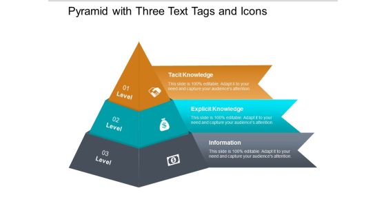 Pyramid With Three Text Tags And Icons Ppt PowerPoint Presentation Slides Structure Pyramid With Three Text Tags And Icons Ppt PowerPoint Presentation Slides Structure