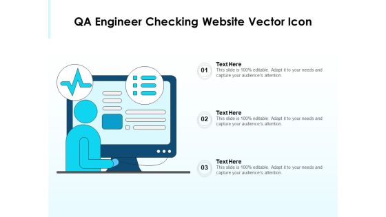 QA Engineer Checking Website Vector Icon Ppt PowerPoint Presentation File Designs PDF QA Engineer Checking Website Vector Icon Ppt PowerPoint Presentation File Designs PDF
