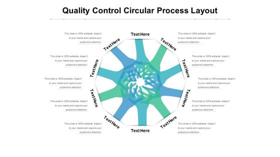 Quality Control Circular Process Layout Ppt PowerPoint Presentation Slides Visual Aids PDF