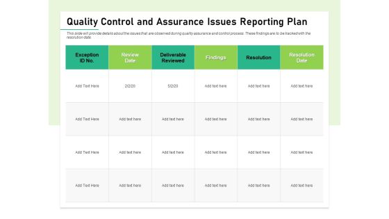 Quality Management Plan QMP Quality Control And Assurance Issues Reporting Plan Download PDF Quality Management Plan QMP Quality Control And Assurance Issues Reporting Plan Download PDF