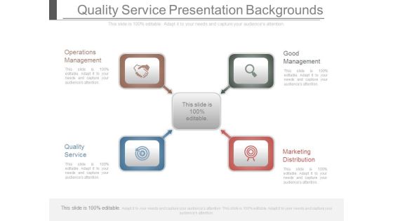 Quality Service Presentation Backgrounds