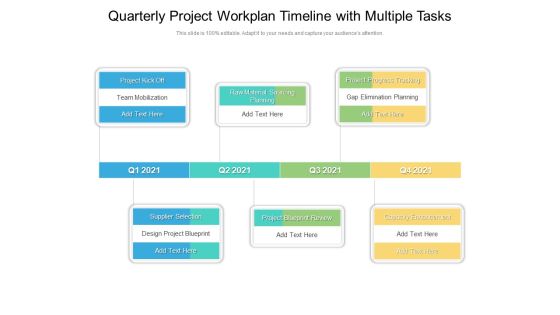 Quarterly Project Workplan Timeline With Multiple Tasks Download Quarterly Project Workplan Timeline With Multiple Tasks Download