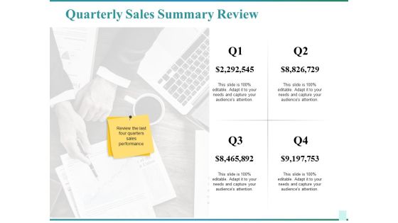 Quarterly Sales Summary Review Ppt PowerPoint Presentation Infographics Graphics Template Quarterly Sales Summary Review Ppt PowerPoint Presentation Infographics Graphics Template