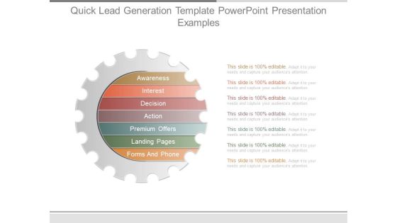 Quick Lead Generation Template Powerpoint Presentation Examples