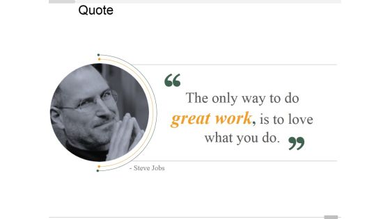 Quote Ppt PowerPoint Presentation Model Outline