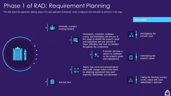 RAD Approach IT Phase 1 Of RAD Requirement Planning Ppt Infographic Template Show PDF RAD Approach IT Phase 1 Of RAD Requirement Planning Ppt Infographic Template Show PDF