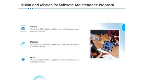 RFP Software Maintenance Support Vision And Mission For Software Maintenance Proposal Icons PDF RFP Software Maintenance Support Vision And Mission For Software Maintenance Proposal Icons PDF