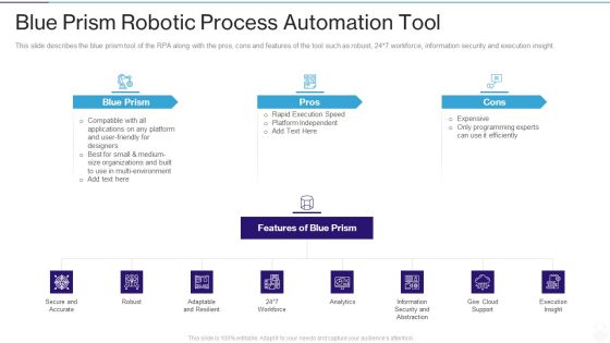 RPA IT Blue Prism Robotic Process Automation Tool Ppt Professional Icon PDF RPA IT Blue Prism Robotic Process Automation Tool Ppt Professional Icon PDF