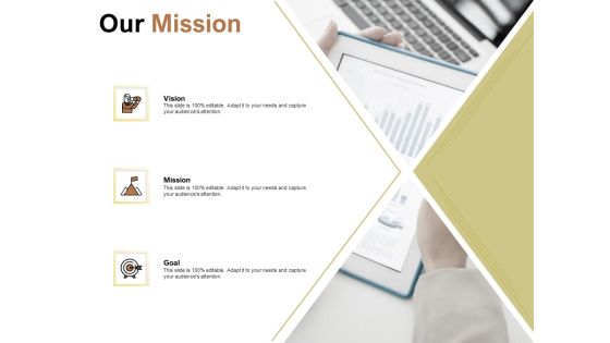 Raise Capital For Business Our Mission Ppt Infographics Design Ideas PDF