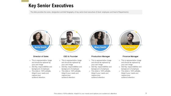Raise Funding From Pre Seed Money Key Senior Executives Background PDF Raise Funding From Pre Seed Money Key Senior Executives Background PDF