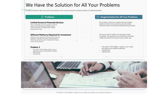 Raising Capital From Virtual Currency Initial Public Offering We Have The Solution For All Your Problems Demonstration PDF