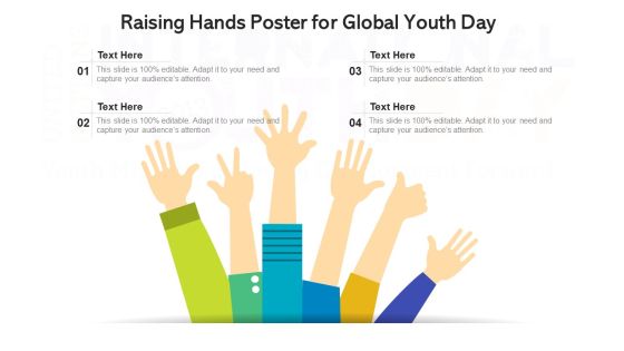 Raising Hands Poster For Global Youth Day Ppt Portfolio Layout PDF Raising Hands Poster For Global Youth Day Ppt Portfolio Layout PDF