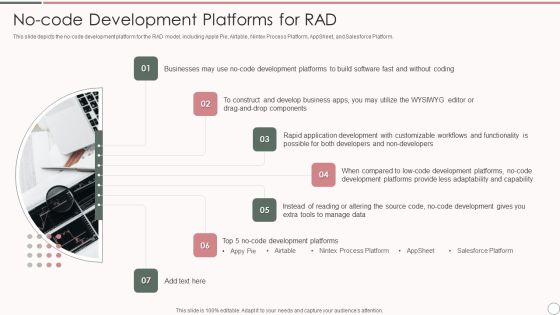 Rapid Application Development Architecture No Code Development Platforms For Rad Topics PDF Rapid Application Development Architecture No Code Development Platforms For Rad Topics PDF
