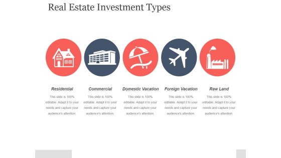 Real Estate Investment Types Ppt PowerPoint Presentation Templates Real Estate Investment Types Ppt PowerPoint Presentation Templates