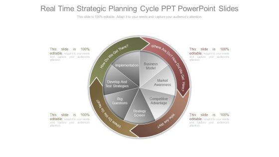 Real Time Strategic Planning Cycle Ppt Powerpoint Slides