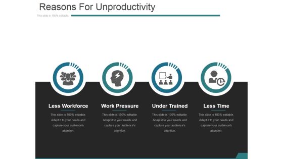 Reasons For Unproductivity Ppt PowerPoint Presentation Ideas Reasons For Unproductivity Ppt PowerPoint Presentation Ideas