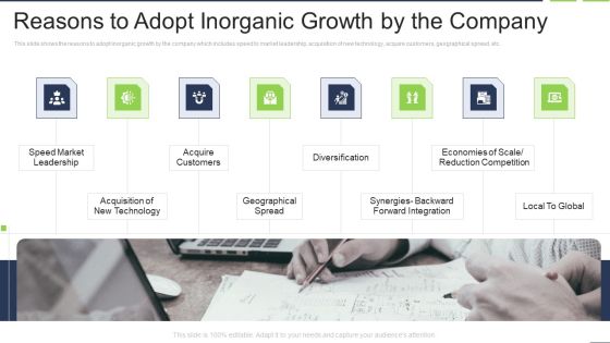 Reasons To Adopt Inorganic Growth By The Company Ideas PDF
