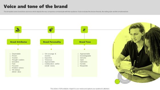 Rebrand Kick Off Plan Voice And Tone Of The Brand Information PDF Rebrand Kick Off Plan Voice And Tone Of The Brand Information PDF