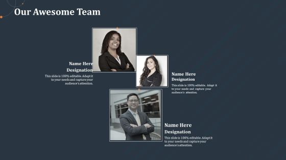 Rebranding Strategy Our Awesome Team Ppt PowerPoint Presentation Styles Slide Download PDF Rebranding Strategy Our Awesome Team Ppt PowerPoint Presentation Styles Slide Download PDF