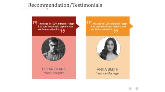 Recommendation Testimonials Ppt PowerPoint Presentation Graphics Recommendation Testimonials Ppt PowerPoint Presentation Graphics