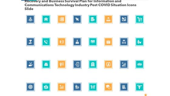 Recovery Business Survival Plan Information Communications Technology Industry Post Covid Situation Icons Slide Formats PDF Recovery Business Survival Plan Information Communications Technology Industry Post Covid Situation Icons Slide Formats PDF