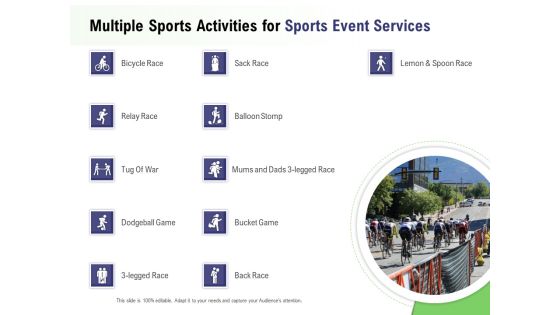 Recreational Program Proposal Multiple Sports Activities For Sports Event Services Ppt Pictures Graphics Tutorials PDF Recreational Program Proposal Multiple Sports Activities For Sports Event Services Ppt Pictures Graphics Tutorials PDF