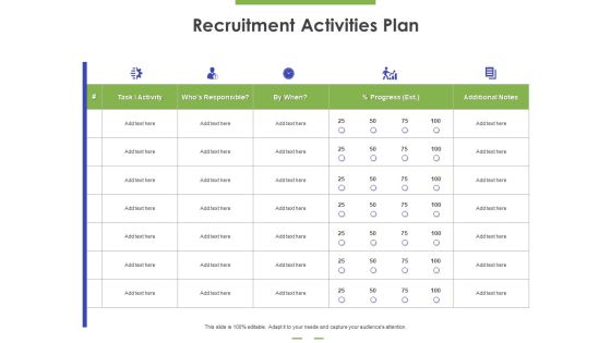 Recruitment Activities Plan Ppt PowerPoint Presentation Inspiration Show PDF Recruitment Activities Plan Ppt PowerPoint Presentation Inspiration Show PDF