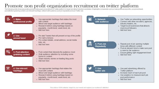 Recruitment Marketing Strategies For NPO Business Promote Non Profit Organization Recruitment Twitter Platform Structure PDF Recruitment Marketing Strategies For NPO Business Promote Non Profit Organization Recruitment Twitter Platform Structure PDF