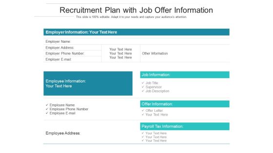 Recruitment Plan With Job Offer Information Ppt PowerPoint Presentation File Model PDF Recruitment Plan With Job Offer Information Ppt PowerPoint Presentation File Model PDF