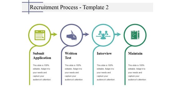 Recruitment Process Template 2 Ppt PowerPoint Presentation Gallery Model